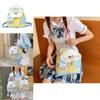 Cartoon Dog Double Shoulder Bag For School And Travel Made From Oxford Cloth With Spacious Design