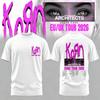 Unisex Korn Eu Uk Tour 2026 Tshirt Double Sided Graphic Numetal Band Oversized Streetwear Short Sleeve Tee