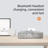 Bezdrátová nabíječka Časový budík LED Digitální teploměr Sluchátka Telefon Nabíječky Rychle nabíjecí dokovací stanice pro iPhone Samsung