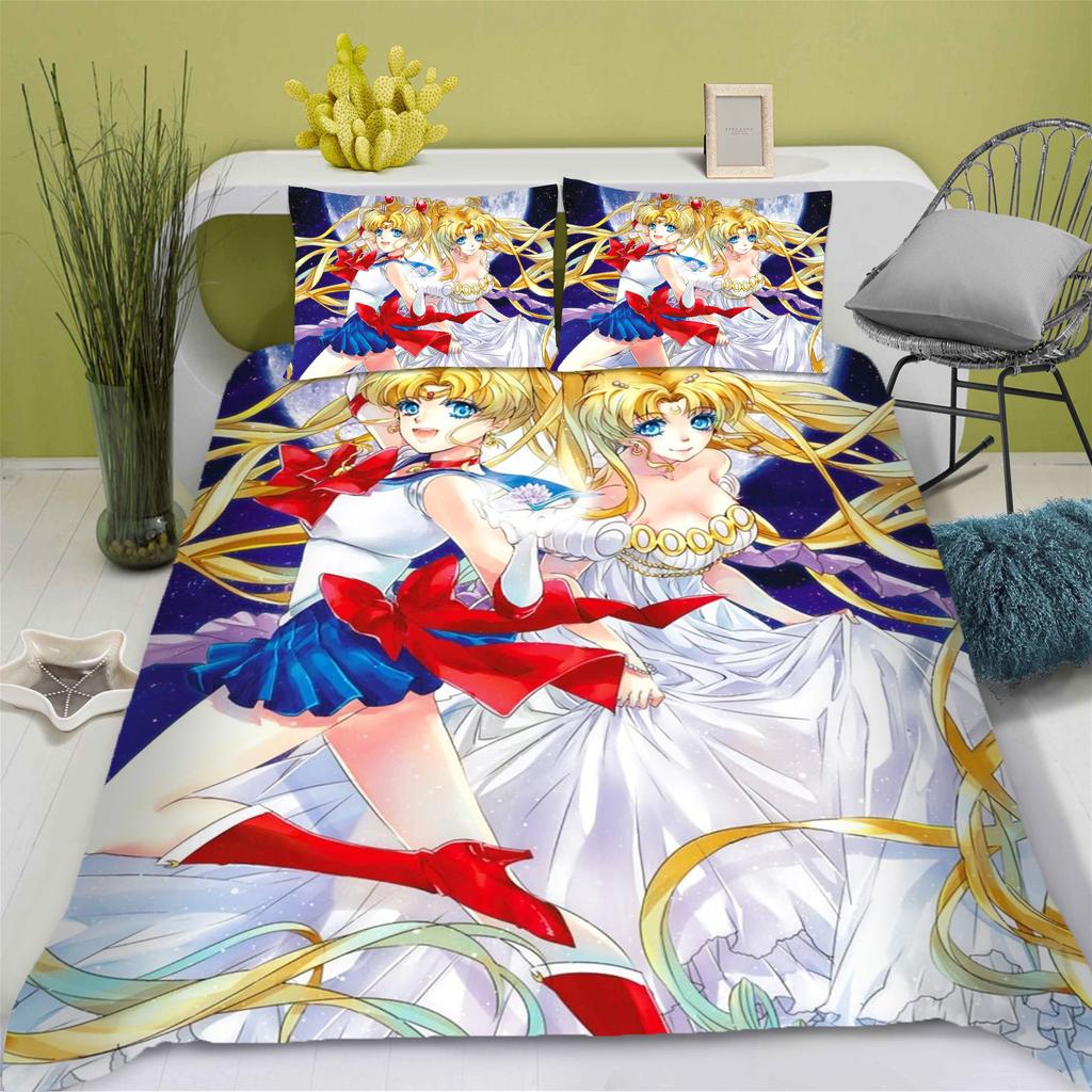 3-Piece Set 1 Quilt Cover  3d Children'S Bedding Set  100% Polyester Duvet Cover Suitable For Children And Adults Home