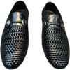 2025 summer new hand-woven leather men's business casual leather shoes simple and comfortable pure leather men's shoes versatile