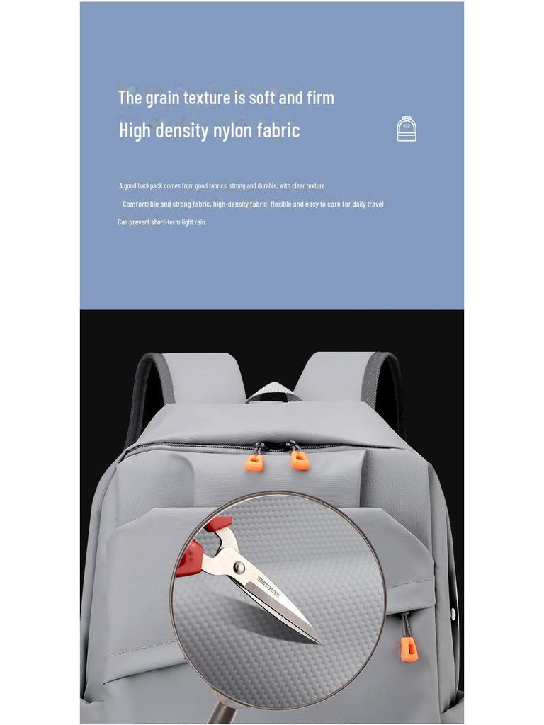 Stylish & Versatile Men's Backpack with Logo - Perfect for College Students