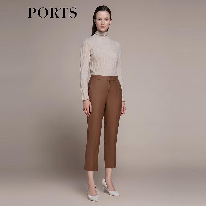 PORTS Women's Autumn/Winter Straight-Leg Commuter Trousers