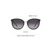 Burberry Elegant Socialite Holiday Travel Edition Round Sunglasses Women sunglasses Black 0BE4289D-30018G