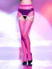 Aurora Oily Sheen Ultra-Thin Reflective Thigh-High Suspender Stockings
