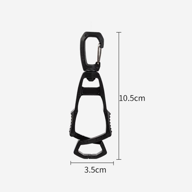

Plastic Protective Glove Clip Hanger Multi-Purpose Safety Work Glove Stand Anti-Drop Glove Belt Clip For Workers In Construction чорний