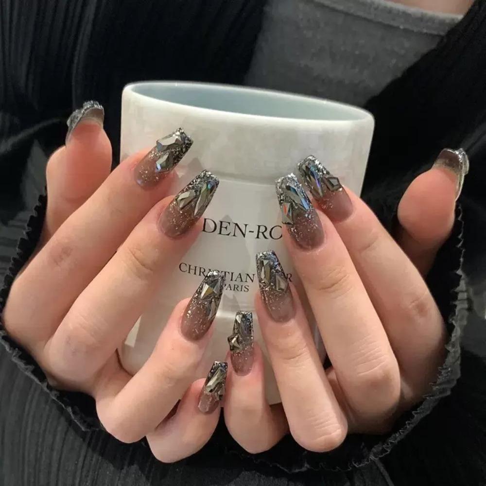 Frühling und Sommer Wind Tragen Nagel Reiner Wunsch Nagelpflaster Aufhellend Abnehmbares Nagelstück Langes und kurzes Nagelstück Fertigprodukt