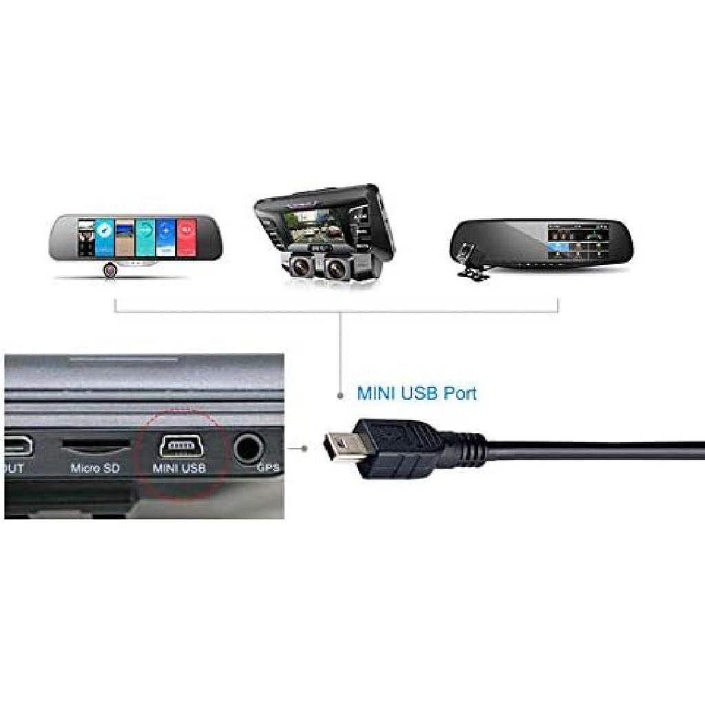 Nuvi 1490 USB Data Cable Charging Cord Compatible for Garmin Nuvi 1300 1350T 1350LMT 1390LMT 1390T 1450LMT 1490LMT 2455LMT 2457LMT 2495LMT 2497LMT