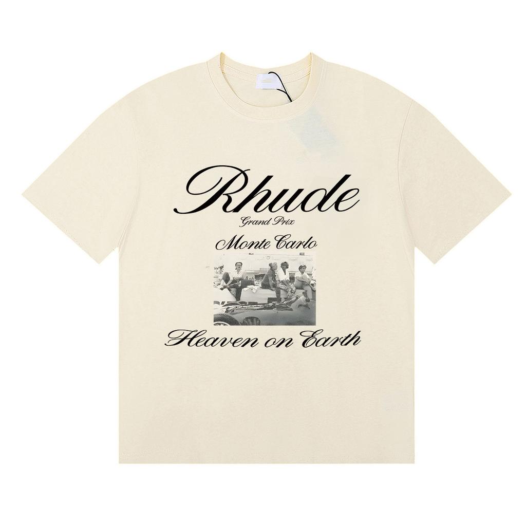 100% Cotton T-shirt Men Women Vintage Monte Carlo Graphic Print Boxy Oversized Cotton Tee
