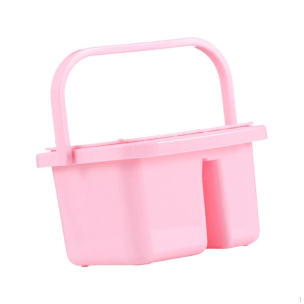 Brush Cleaner, Cleaning Pot, Portable And Multipurpose with Hole for Holder Dipping