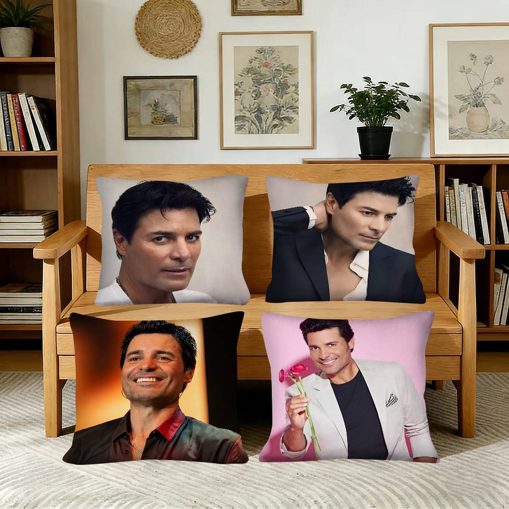 Singer Chayanne Pillow Case Fashion Square Pillowcase Bedroom Sofa Room Ins Decoration Leisure