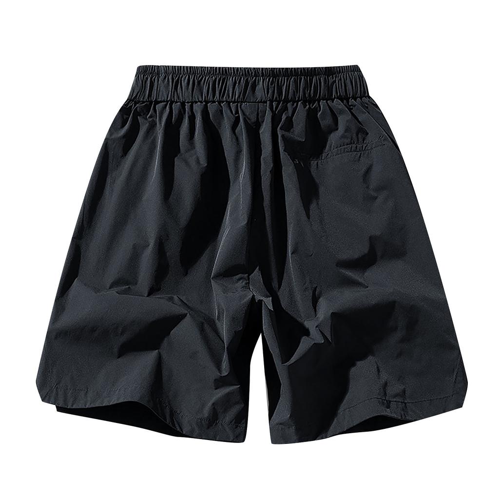 Summer Men's Digital Printed Camouflage Shorts, Flexible Elastic Cropped Sports Shorts