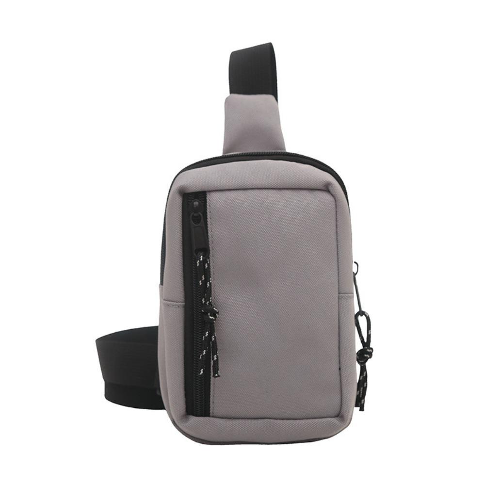 Oxford Cloth Chest Crossbody Bag Wear Resistant Adjustable Strap Unisex Fanny Pack Water Resistant Fabric Large Capacity