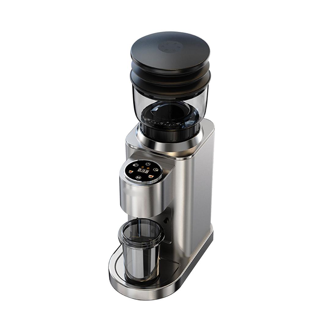Automatic Portable Coffee Bean Grinder with 48 Precise Grind Settings Stainless Steel Home Use