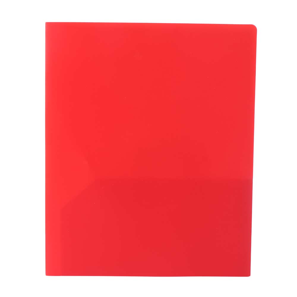 Fashion A4 File Folder with Pockets PP Folding Folders Large Capacity Multi-color Double Sided Pocket Folder Students