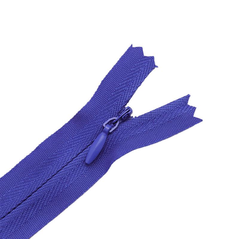 Color No. 3 Nylon Closed-End Zipper for Cushions, Pillows, and Dresses - Home Textiles & Clothing Accessories