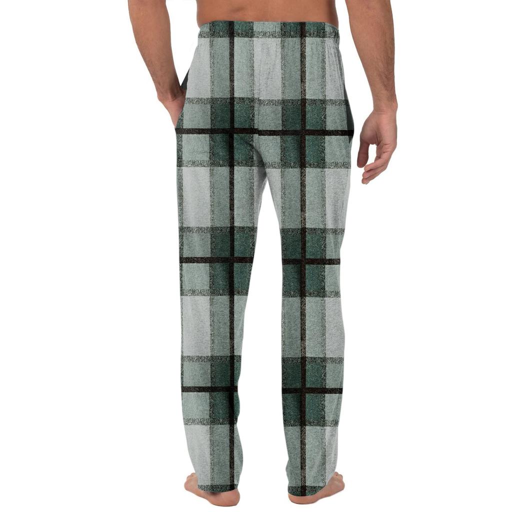 Men's Casual Pants with Pockets for Home Sleeping and Lounging