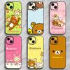 Anime Cute Cartoon Rilakkuma Art Phone Case Phone Case Soft Packaging Lightweight For iPhone17 16 15 14 13ProMax