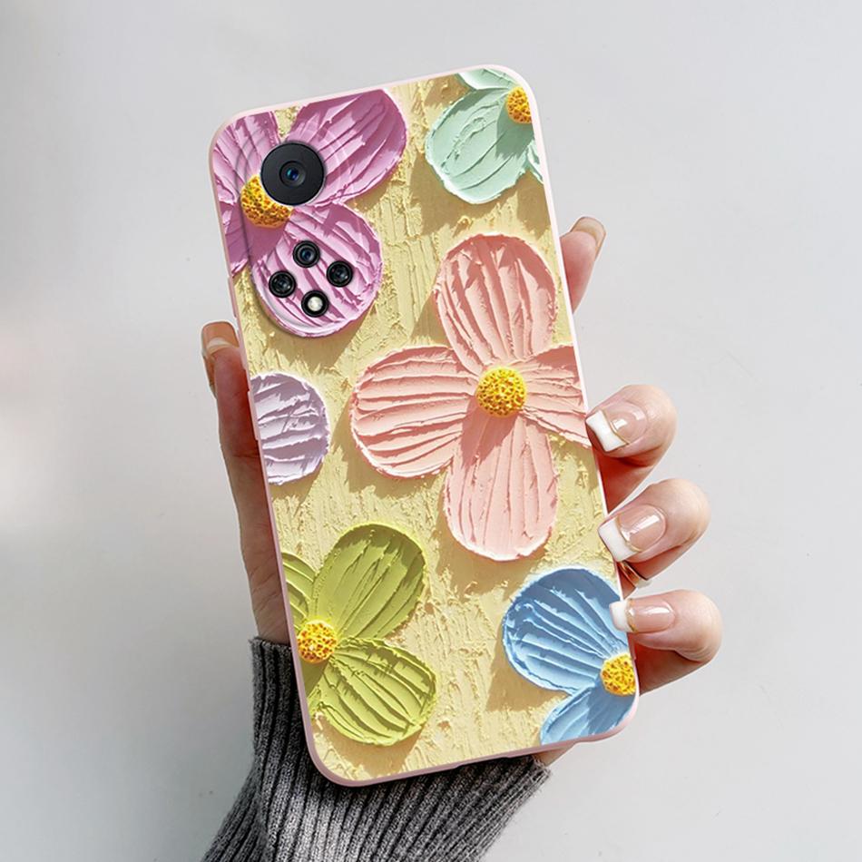 Funda For Honor 50 Capa Huawei Nova 9 Phone Case Soft Silicone Cute Cat Bear Cartoons Back Cover For Nova9 Honor50 Coque Bumper