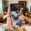 Glow In the Dark Butterfly Gift Phone Case For iPhone 17,16,15,14,13,12,11 Plus,Pro Max,XS,Colorful Silver Black Cover