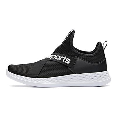 Basic Low Top Running Shoes Women Sneaker Black White 92918850-4