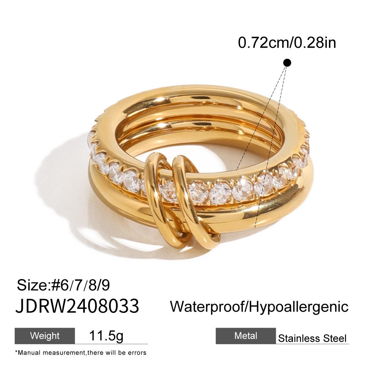 

Premium Layered Plain Ring JDRW24080336