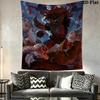 DOOM The Dark Ages Wall Tapestry Aesthetic Wall Hanging Printed Fabric Blanket Decorative Tapestries for Bedroom Living Room Home Decor