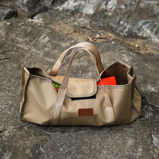Geantă de depozitare cu mâner pentru cuie de cort de exterior Impermeabilă Accesorii pentru cort de drumeție, vânătoare, camping Cuie de cort Organizator Husă cu frânghii rezistente la vânt