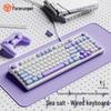 G98 Stummes mechanisch-anfühlendes Desktop-Tastatur- und Maussset für Büro und Zuhause