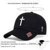 Unisex Cross Embroidery American Flag Label Baseball Caps Adjustable Casual Hats Spring and Autumn Outdoor Sunscreen Hat