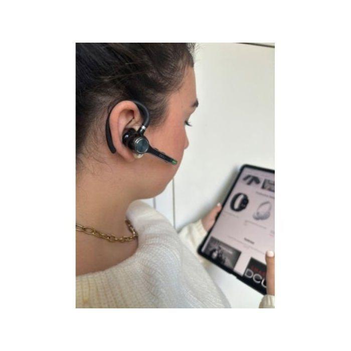 Casque Mono Bluetooth 5.0 Action Pro - DCU TECNOLOGIC - Double connexion - Batterie longue durée