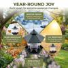Large Capacity Hanging Bird Feeder Tower Shape Bird Feeding Tray Food Container  Backyard Feeding