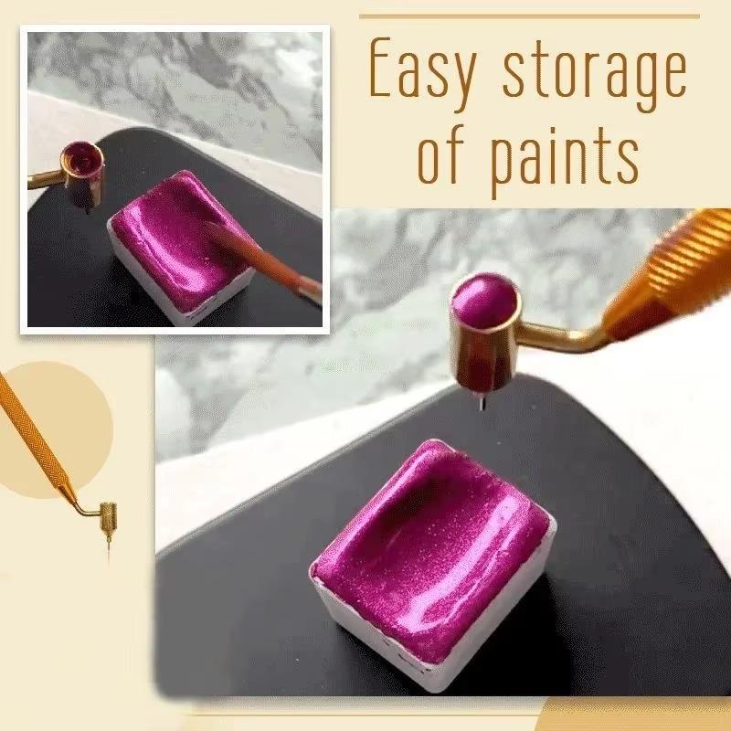 Detail Fine Line Fluid Writer Paint Smear Pen Tilt Precision Marking Pen for Rock Chips Car Scratch Repair Touch Up Paint