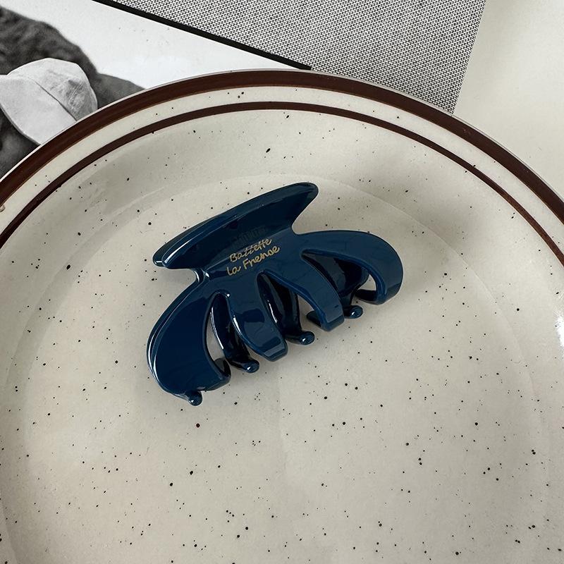 Nouveau Design Coréen 6CM Petit Couleur Unie Citrouille Ovale Pince à Cheveux Rétro Acide Acétique Requin Accessoires Cheveux Pour Femme Filles