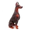Doberman Pinscher Model Cognitive Ability Burrs-free Smell-less Action Figure Toy Doberman Pinscher for Children