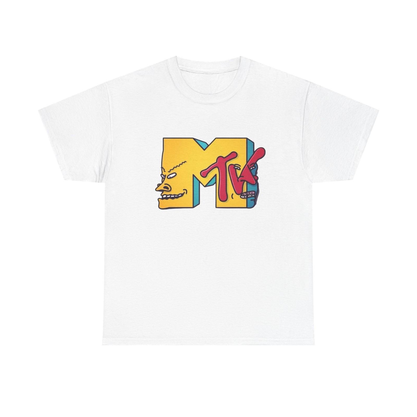 

Beavis and Butthead Vintage MTV Graphic T Shirt Woman Man Retro Music Streetwear Shortsleev Male Oneck Camisetas Hipster S