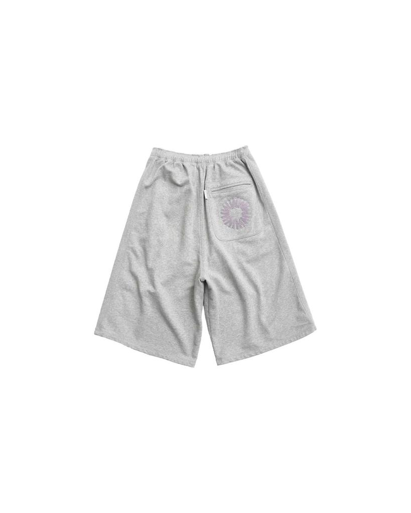 999Hyumeoniti Track Bermuda Sweat Shorts (Melange Grey)