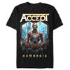 Accept Cotton Band Shirt Unisex Summer Short Sleeve Fashion Brand Tee Luxury Casual Vintage