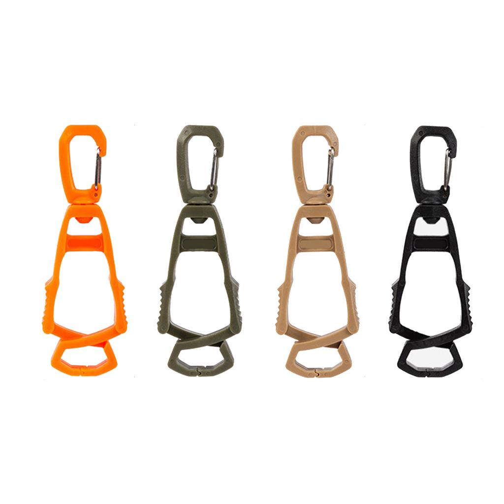 3Pieces Glove Clamp Carabiner Clip for Tool Bags Towel Hooks Nonslip Belt Attachment for Construction Outdoor Activity