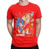 M Team Graphic Funny 100 Cotton TShirt Ssonic The Hedgehog Tops Tees For Unisex