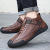 Men's Fashion Martin Boots - Large Size Outdoor Short Boots for Autumn and Winter Casual or Work Wear