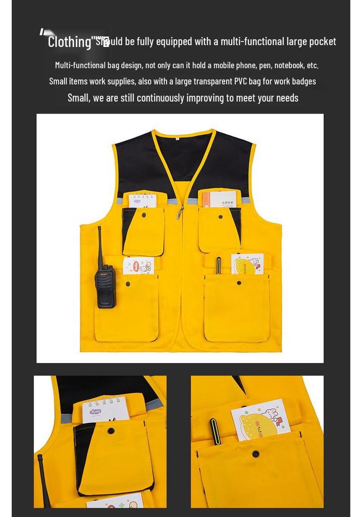 Xin Chuyuan Reflective Safety Vest, New Poem Edition