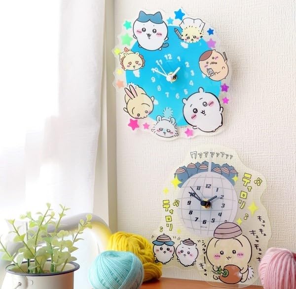 Marimocraft Chikawa Acrylic Clock There was a world like 004555 Part 2 Wall Clock Interior this...