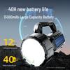 WARSUN WS95 Rechargeable Solar LED Searchlight