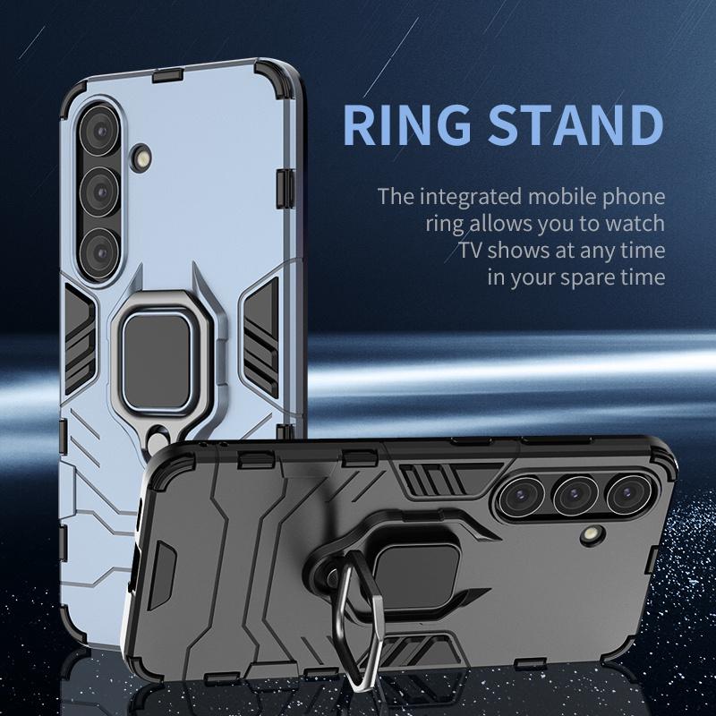 For Samsung Galaxy S24 S 24 Ultra Case Anti Shock Kickstand Magnetic Armor Cover for Samsung S24 Plus S24Plus S24+ Phone Cases