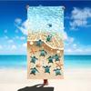 Serviette de Plage Imprimé Tortue Marine Serviette Microfibre Séchage Rapide Serviette Absorbante Douce et Légère pour l'Été, la Plage, la Piscine et les Voyages
