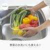 Shimomura Kihan Simple Dish Drainer for 2 People In Dishwasher Safe Stainless Steel Deep Colander with Legs and Hanging Rings for Tsubame Sanjo 46407