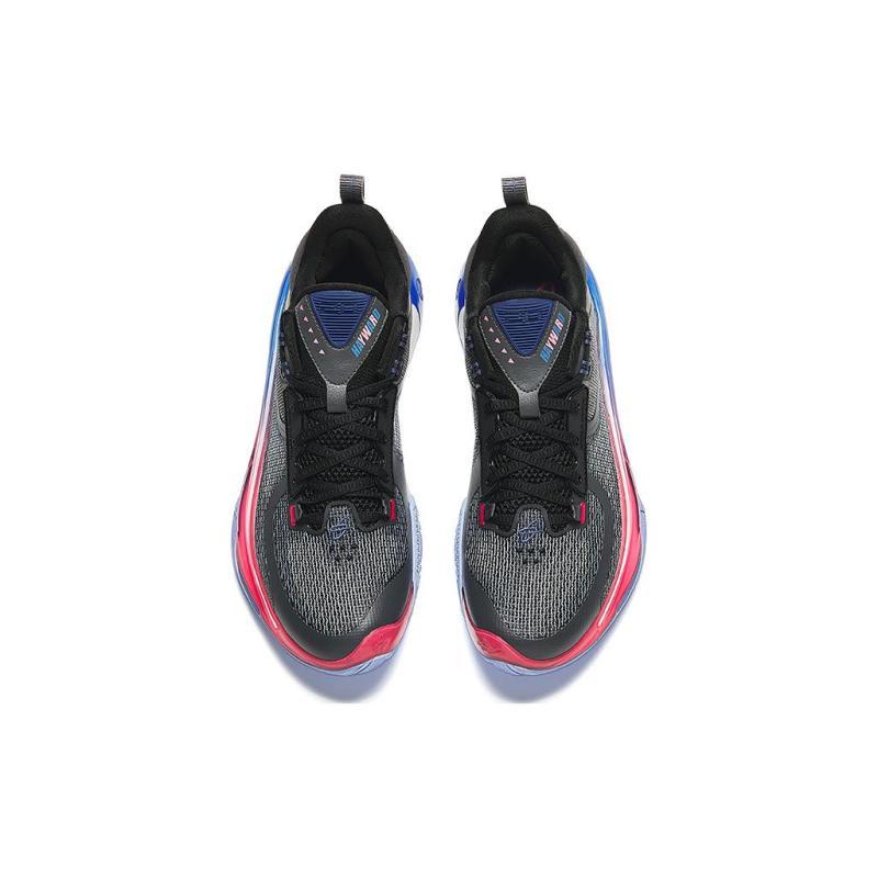 Anta GH5 Cushioning, Breathable, Lightweight, Rebound Low Top Basketball Shoes Men's Black Red Blue Sneakers 912421115-1