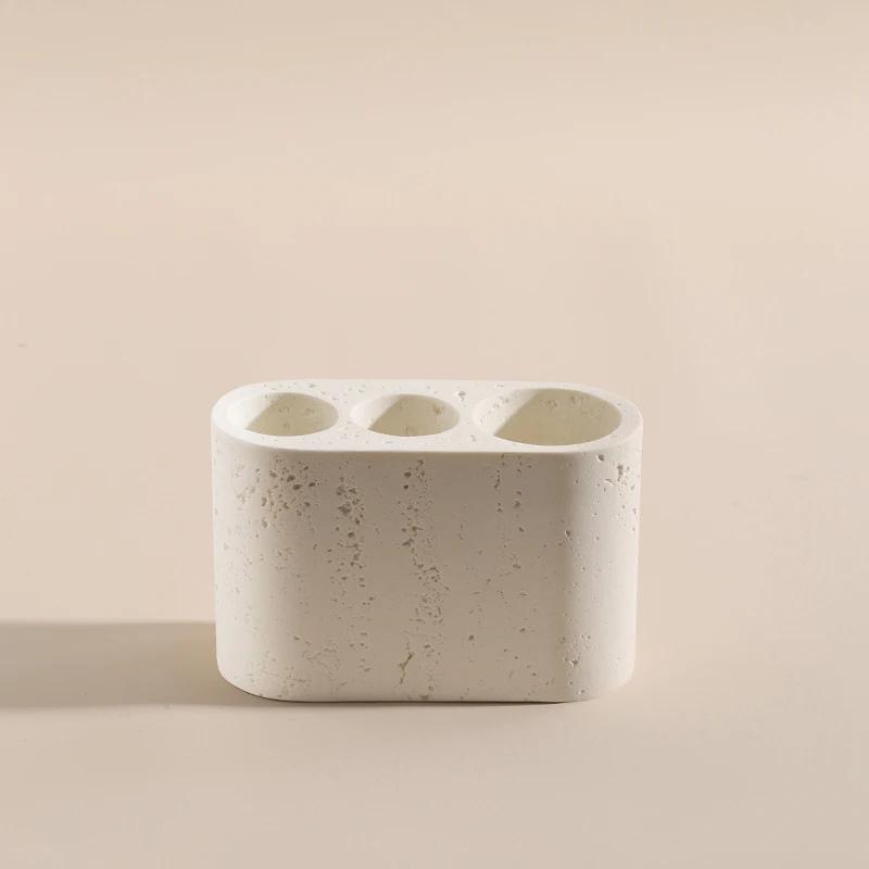 Bathroom Lotion Bottle Toothbrush Holder Tray Toiletry European Home Bathroom Products Hotel Electric Toothbrush Shelf