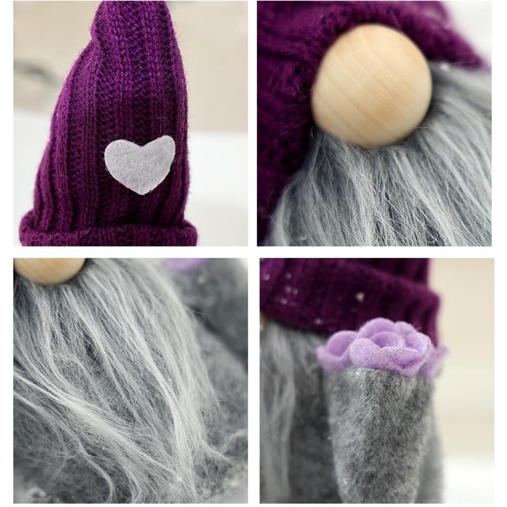 Charming Addition Christmas Gnomes Plush Ornaments